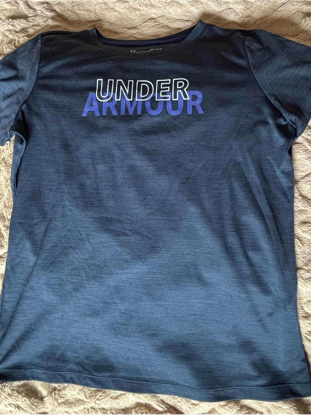 Under Armour Blue HeatGear Performance Tee